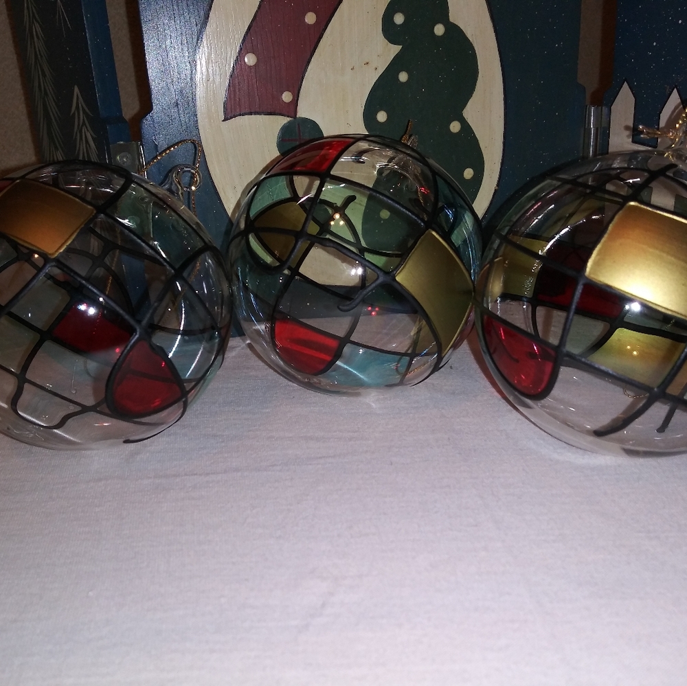 Vintage Silvestri blown glass tree ornaments. - Picture 6 of 8
